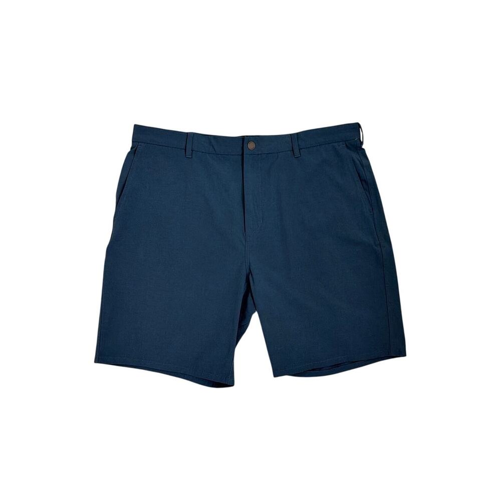Johnnie-O Calcutta Blue Dri-Fit Performance Athletic Chino Shorts Size 40